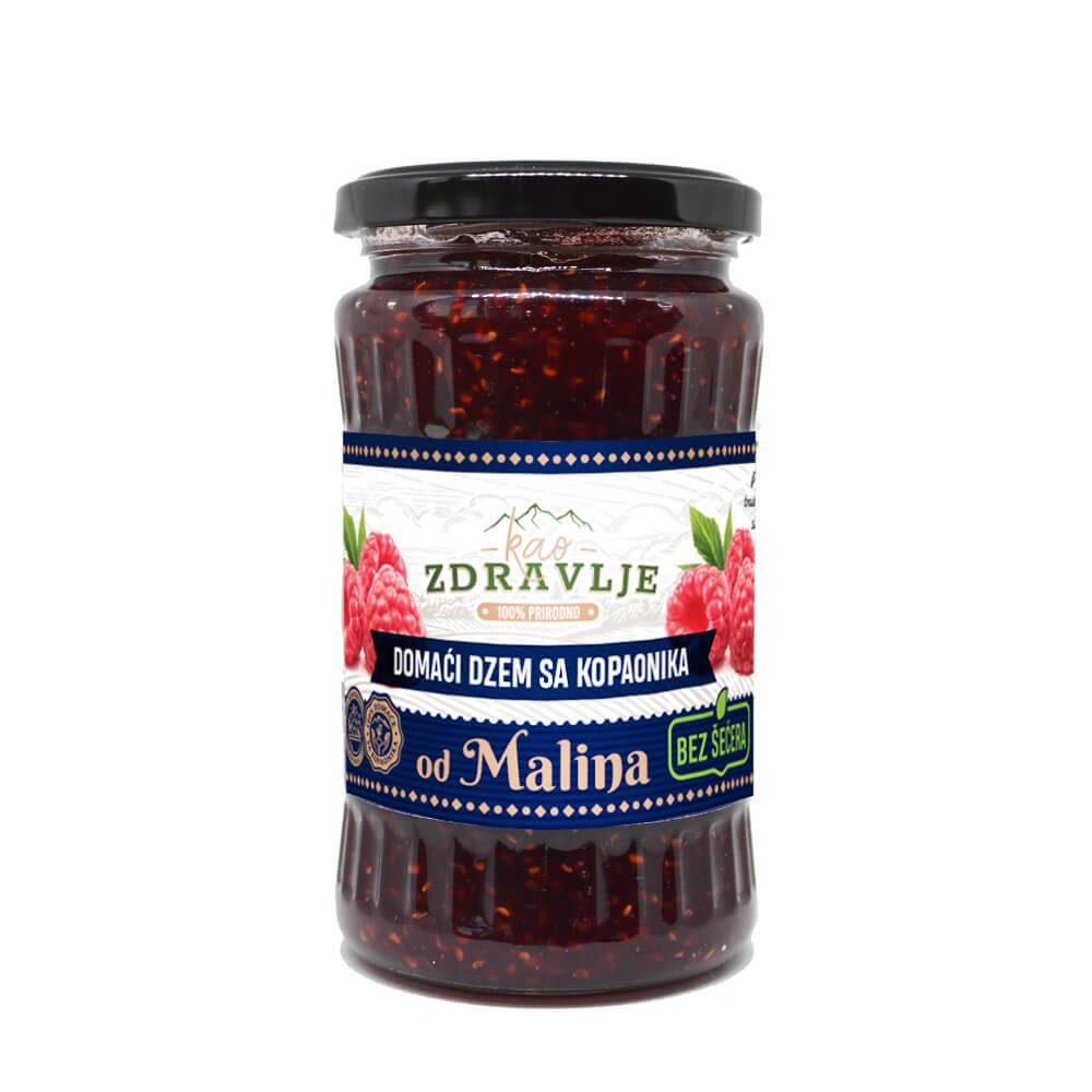 Džem od malina bez šećera Kao Zdravlje